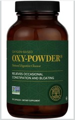 Oxy Powder Colon Cleanse & Natural Detox Pills For Constipation Relief – 120 Ct.