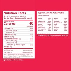 Grass-Fed Collagen Protein Powder, 10g Collagen