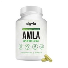Alevia Organic Amla Capsules 1000mg Indian Gooseberry Antioxidant Supplement 60c