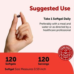 Astaxanthin 12mg Softgels with MCT Oil 120 Count Antioxidant Supplement