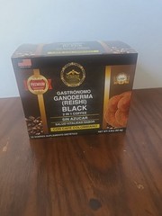 Gourmet Ganoderma Reishi Black 2 In 1 Coffee with Columbian Coffee 30 Sachets