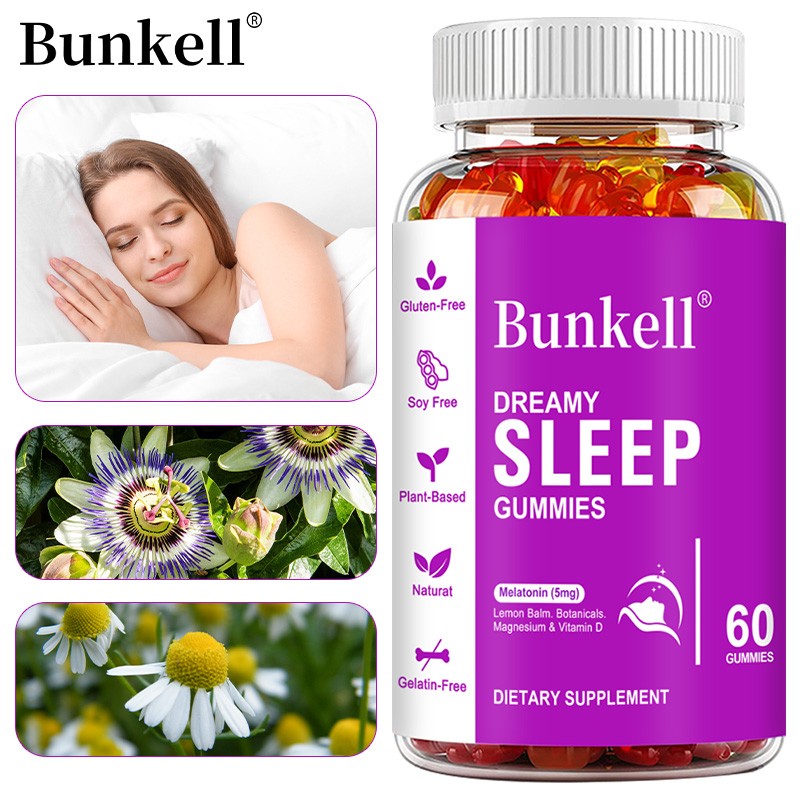 Sleep Gummies 60 count Fall Asleep Fast and Stay Asleep, Sleeping Aid Gummy