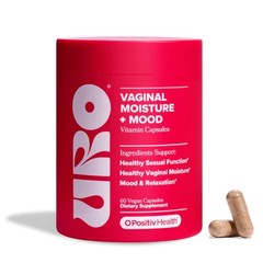 O Positiv URO Vaginal Moisture Mood 60 Capsules Ashwagandha Women NEW