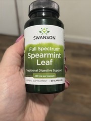 Swanson Full Spectrum Spearmint Leaf Capsules 400mg, 60-ct