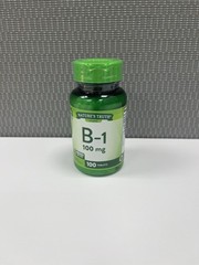 Nature’s Truth Vitamin B-1 Supplement Tablets Gluten Free NON-GMO 100 mg 100 tab