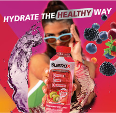 SueroX Electrolyte Drink – Sugar-Free, 12ct Variety, 0 Cal, 8 Ions