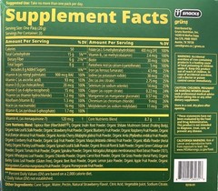 Gruns Adults Super Greens Gummies Multivitamin Superfood 35 Packs
