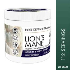 Host Defense Fungi Perfecti Lion’s Mane Powder 7 oz. Mental Clarity NEW SIZE!