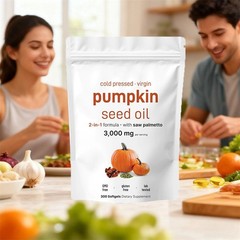 2 package Aged Pumpkin Seed Oil, 300 Softgels, 3000mg Odorless Heart & Immune
