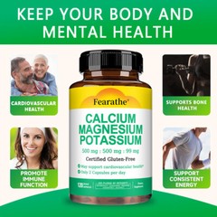 Calcium Magnesium Potassium – Cardiovascular,Muscle And Bone Health Capsules