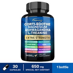 Corti-soothe Magnesium Ashwagandha L- Theanine – Relieve Stress Balanced Adrenal