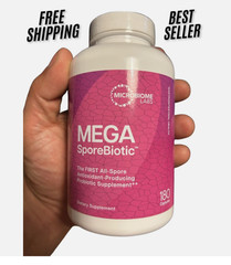 MegaSporeBiotic (180 Capsules) – Microbiome Probiotic, 1 bottles 7/27 Exp