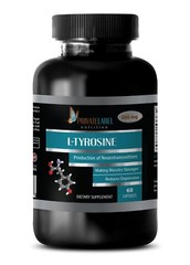 amino acids capsules – L-TYROSINE 500mg – vitamin B-6 – sport supplements -1 Bot