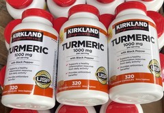 Kirkland Signature Turmeric with Black Pepper 1000mg 320 Count(3 Pack)