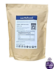 INULIN POWDER by EarthFood. 1 KG (2.2 lbs). Full COA, 100% pure, bulk options