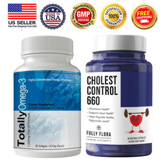 Omega- 3 Fish Oil Cardiovascular Health & Cholesterol Control Heart Supplements