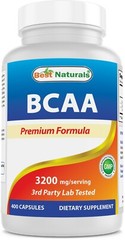 Best Naturals BCAA Branch Chain Amino Acid, 3200mg per Serving, 400 Capsules