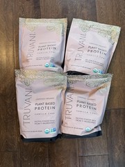 Truvani Plant-Based Vanilla Protein Powder – Lot Of 4