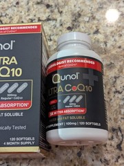 Qunol Ultra CoQ10 100mg Dietary Supplement 120 Softgels exp: 12/2028