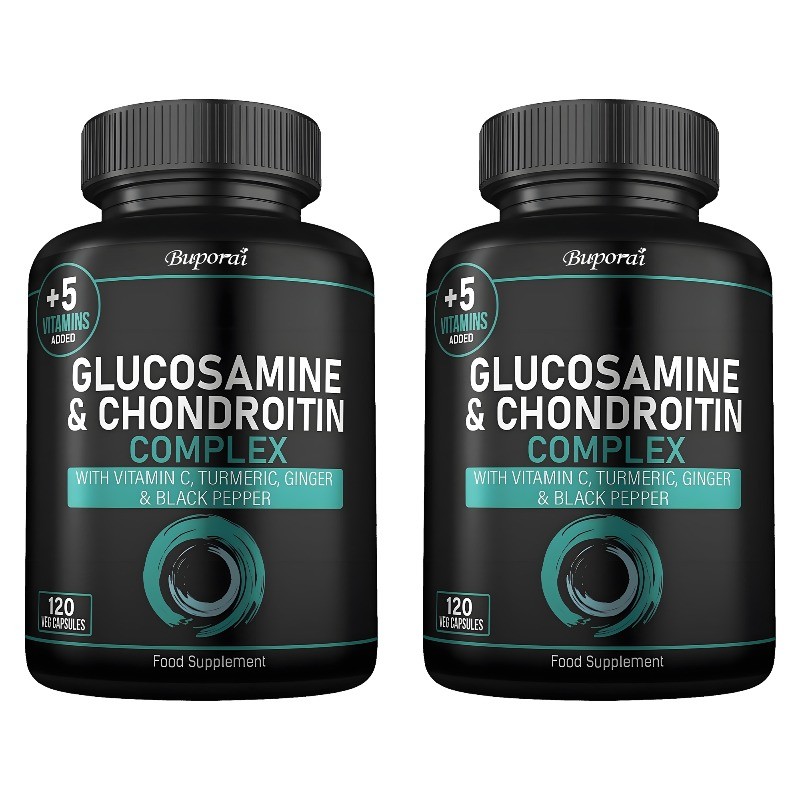 Glucosamine and Chondroitin Complex 240pcs, Cartilage Health,Improve Flexibility