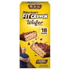 FITCRUNCH Wafer Protein Bars, 16g Protein, Chocolate Peanut Butter, 1.59 oz