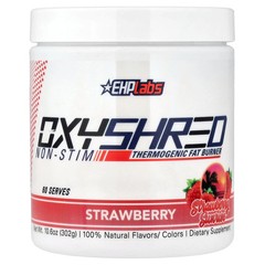 2 X EHPlabs, OxyShred Non-Stim, Thermogenic Fat Burner, Strawberry Sunrise, 10.