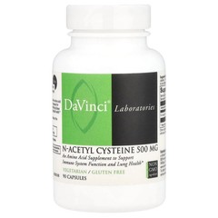2 X DaVinci Laboratories, N-Acetyl Cysteine, 500 mg, 90 Capsules