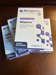 Metagenics Blisphora: factory sealed, 4 x 30 tablets (SAMe w/ folate & B12)