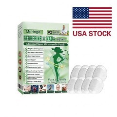 3PACK Moringa Berberine 10-in-1 Advanced Nano Microneedle Patches 7Pcs/Box New