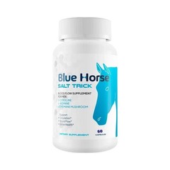 Blue Horse Salt Trick – Our Best Blood Flow Supplement for Men – 60 Caps