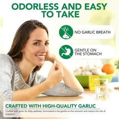 High-Potency Aged Garlic Extract Softgels – 300 Count for Heart Health