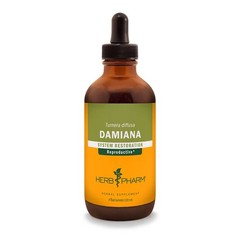 Herb Pharm Damiana Turnera Diffusa Liquid Vegan Extract Organic 4 oz Exp 10/2030