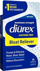 Water Pills Diuretic Bloat Relief Weight Loss Caffeine Free Max 48 Pack