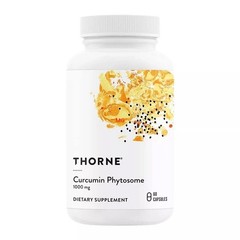 Curcumin Thorne Absorption 1000mg 60 Capsules High Phytosome Supplement New