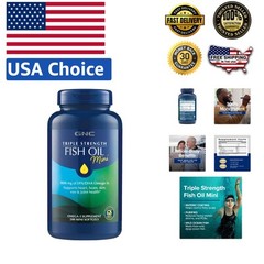 240 Mini Softgels of Omega-3 Fish Oil, EPA & DHA for Mood & Joint Health