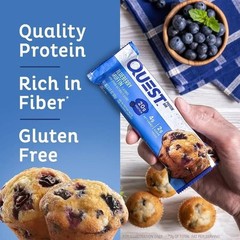QUEST Protein Bars Blueberry Muffin – 4 Bars in a Box