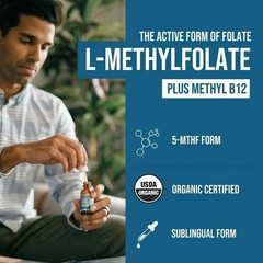 5-MTHF L-Methylfolate Plus Methyl B12 15 MG Active Formula B9/