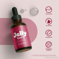 Jelly Burn Drops, Metabolism Support & Weight Loss Liquid Formula (30 serv)
