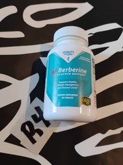 Vitality for Life Berberine Glucose Support 60 Tabs exp 3/2027 New Sealed