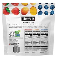 New That’s It Mini Fruit Bars – Strawberry, Mango, Blueberry, 24 ct – 16.8 oz