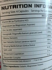 Hyperstrength Hyper Test Testosterone Booster Mag Zinc Tribulus 120Caps 6/2026
