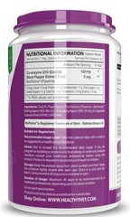 HealthyHey Nutrition High Absorption CoQ10 with BioPerine-125mg -Free Ship
