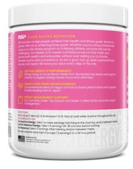 RSP Nutrition AminoLean Energy Pre Workout Powder 5g Vegan Amino Acids Exp 03/27