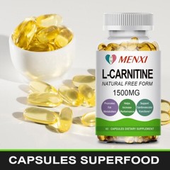 L-Carnitine 1500mg – Fat Burner Weight Loss Antioxidant High Potency Supplement