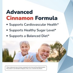 Cinnamon Supplement Capsules 10 1 Extract Chromium Vanadium 30 Count CinnaChroma