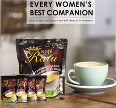 Kopi Jamu Ratu Malaya JRM 3in1 Mix Herbs for Anti Aging, Energy and Women Health