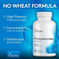 PHYTOCERAMIDES *NO WHEAT* ANTI-AGING Wrinkle Remover 700mg 200 CAPSULES