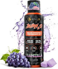 Alpha Lion BURN20 Burn 20 Stim-Free Liquid Thermogenic Fat Burner 3 Flavors 30sv