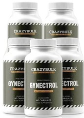 Crazybulk Gynectrol Natural Alternative 60 Capsules | Pack of 5 | Free Shipping