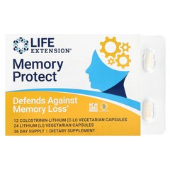 2 X Life Extension, Memory Protect, 36 Vegetarian Capsules
